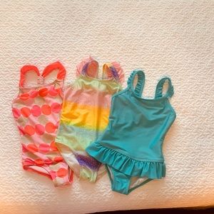 Little girl one piece bathing suit